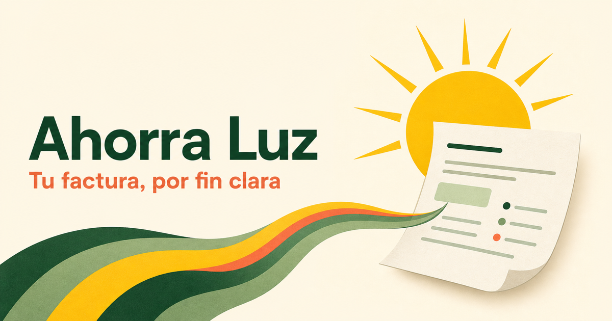 Ahorra Luz: una factura clara conectada con energía solar